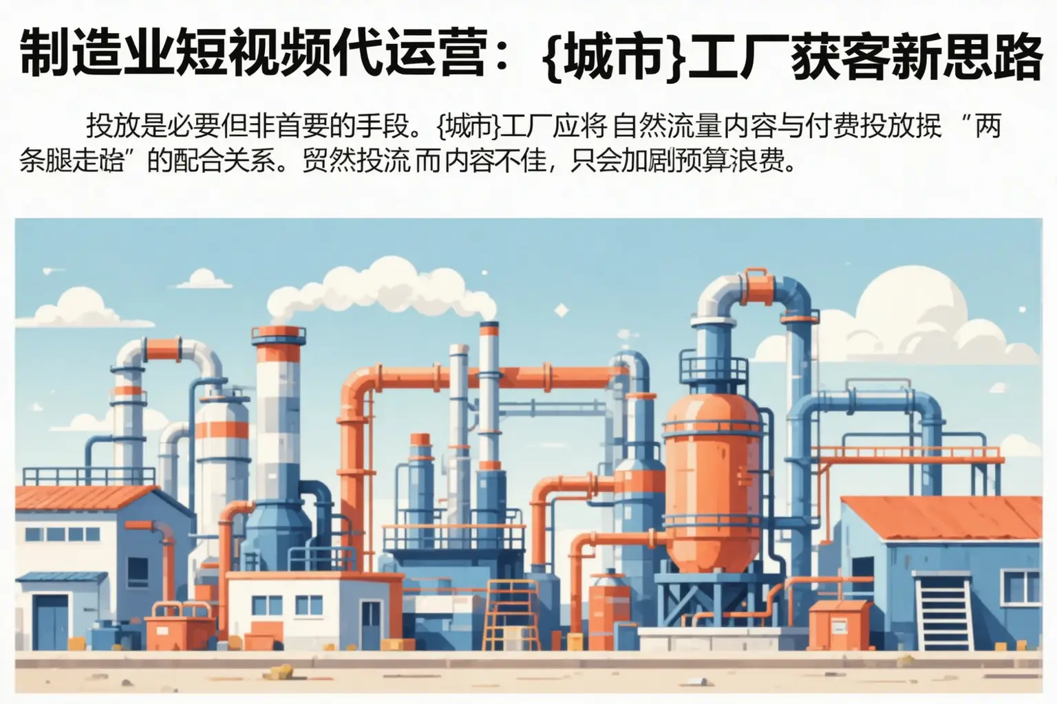 制造业短视频代运营：富阳工厂获客新思路